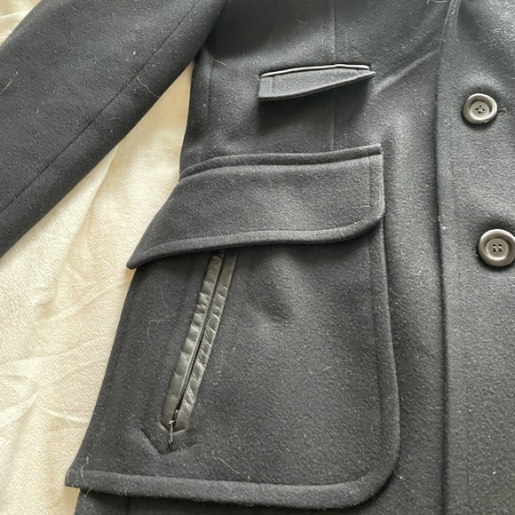 Men’s Mackage wool coat with removable collar. Excellent condition. - Picture 2 of 6